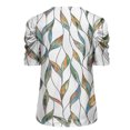 thumbnail image 5 of Fiudx Ofertas y Liquidaciones Mujer Moda Casual Manga Corta Suelta Camiseta Blusa Tops, 5 of 5