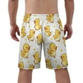 thumbnail image 3 of NICKSUN Men's Swim Trunks, Cute Print Quick Dry Summer Board Beach Shorts with Mesh Lining and Pockets, 3 of 6