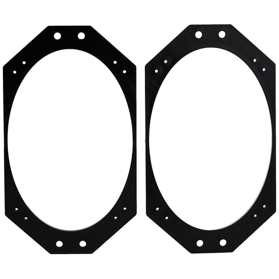 Metra 82-1011 Jeep Wrangler 1997-2006 4 X 6 Inches Speaker Plate, BLACK