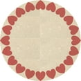 thumbnail image 1 of Ahgly Tapis d'Intérieur Lavable en Machine Carré Orange Lever de Soleil, 3 Pieds Carré, 1 of 7