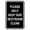 Black, variant on Portrait Round Please Help Keep Our Restroom Clean Sign (Black / Silver) - Small 4" x 6"