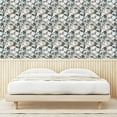 thumbnail image 3 of Ambesonne Floral Peel & Stick Wallpaper for Home, Neutral Grunge Pattern Lily, 13"x100", Dark Tan and Slate Blue, 3 of 5
