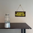 thumbnail image 5 of Authorized Personnel Only 5x10 Hanging Plus Wall or Door Sign | Office DÃ©cor, 5 of 7
