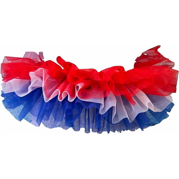 Malco Modes Women's Fluffy Mini Tutu Skirt – Layered Tulle Petticoat for Ballet, Halloween, Festival, Lingerie & Costume Party