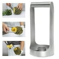 thumbnail image 2 of Qiangzon Pineapple Cutter and Corer, 304 Stainless Steel Pineapple Peeler Tool with Core Extractor & Slicer - Easy to Use Kitchen Gadget for Perfect Pineapple Rings, Core Separation, 2 of 9