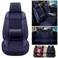 thumbnail image 4 of Maidao Car Seat Covers Leather for BMW for X4 2014-Present 5 Seats Waterproof Soft Front Rear Cushion Protector Blue, 4 of 10