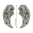 thumbnail image 2 of Xecvkr Metal Wall Art LED Light Butterfly Large Indoor Outdoor Sculpture Hanging Galvanized Steel Hollow Powder-Coated DIY Inspirational Home Gift Living Office 1set, 2 of 2