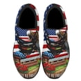 thumbnail image 2 of LeStWe Forget Memorial Day American flag Shoes Sneakers Black Size 4.5, 2 of 7