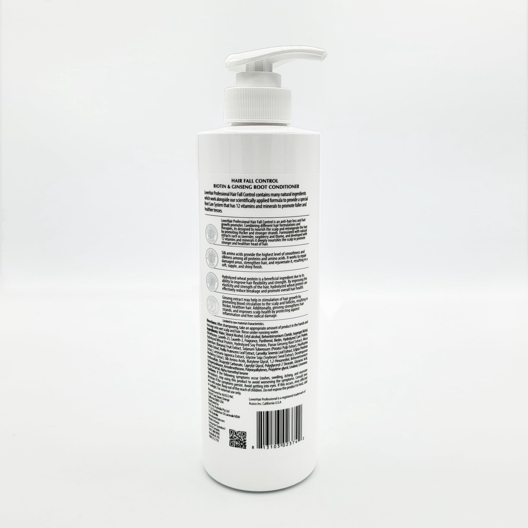 (2 pack) LoverHair Professional Hair Fall Control Conditioner 20.3 fl oz