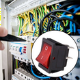thumbnail image 4 of Red Light Illuminated 4 Pin DPST ON/OFF Snap in Rocker Switch 16A 20A 250V AC, 4 of 8