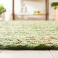 thumbnail image 4 of SAFAVIEH Cape Cod Miah Geometric Area Rug, Green/Natural, 6' x 9' Oval, 4 of 8