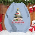 thumbnail image 4 of Mens Christmas Fall Plus Hoodless Pullovers Fashion Sweatshirts Holiday Logo Print Clothing Tops, 4 of 4