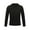Black, variant on Thermal Tops for Boys Girls Fleece Lined Underwear Long Sleeve Undershirt Tops Base Layer Cotton Yellow 160