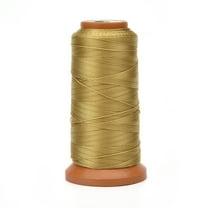 Polyester Threads for Jewelry Making Goldenrod 0.5mm 601.48 yards(550m)/roll