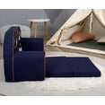 thumbnail image 3 of Delsit Kids Couch for Toddlers - 2 in 1 Convertible Foam Sofa to Lounger, Comfy Flip Out Lounge Chair for Children, Made in Europe, 3 of 5