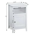 thumbnail image 6 of Designs2Go Storage Cabinet End Table with Shelf in White Wood Finish, 6 of 6