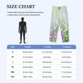thumbnail image 4 of Fotbe Purple Butterfly On Wild Pantalones de Pijama para Hombre, Pantalones de Dormir, Pantalones de Casa con Cintura Ajustable y Bolsillos-XX-Large, 4 of 6