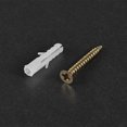 thumbnail image 4 of Uxcell 4x20mm Expansion Bolt Plastic with Screw White 20 Pack, 4 of 5