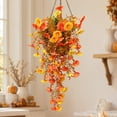 thumbnail image 5 of Artificial Hanging Fall Flowers Fall Decorations, UV Resistant Realistic Fake Trailing for Outdoors Faux Hanging Plants Flower for Outside Home Indoor Planter Porch Patio, 5 of 6