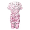 thumbnail image 7 of XWSHYW Women Casual Summer V Neck Short Sleeve Tops And Short Pants Suit, Sizes S-3XL, 7 of 7