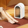 thumbnail image 6 of HIBIBUD 2026 New Pot Belly Stove Fireplace Space Heater Portable Space Heater Small Personal Ceramic Whole Room Heater for Bedroom Table Heater Fan Power Energy Efficient Ul Overheat Dump Auto Shut, 6 of 7