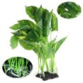 thumbnail image 2 of Plantas de PVC en acuarios grandes, plantas artificiales de plástico para decorar peceras., 2 of 5