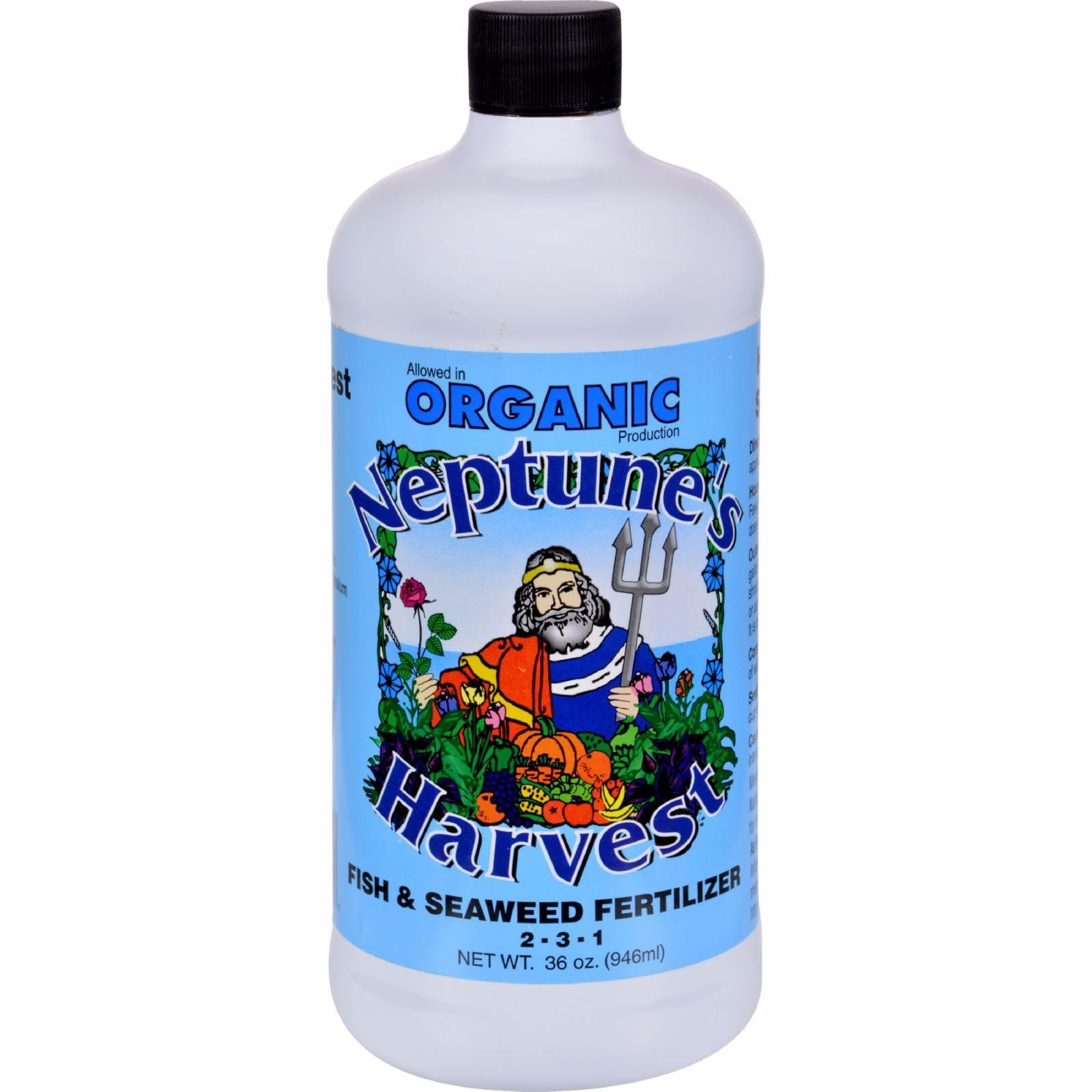 Neptune's Harvest Fish And Seaweed Fertilizer Blend Blue Label 36