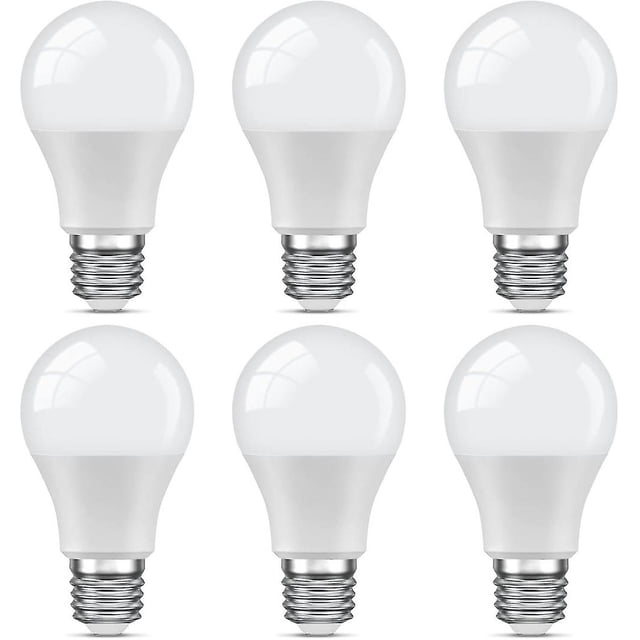 Bombilla LED E27 Blanco Frío 9W Equivalente a 60W 6000K 806lm MACHAO Paquete de 6