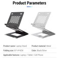 thumbnail image 4 of Laptop holder,Dissipation Silvery Laptop Tablet Carry Stand Laptop Adjustable Laptop Convenient Computer Heat Universal Stand Heat Dissipation Nebublu Laptop Tablet Universal Stand Adjustable Pristin, 4 of 5