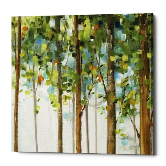 Epic Graffiti "Woodland Walk XII" by , Canvas Wall Art, 26"x26" 26" x 26"