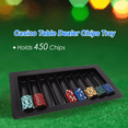 thumbnail image 4 of GSE Games & Sports Expert Casino Poker Dealer Chip Trays, Plastic Chip Trays Casino Poker Table Accessories for Poker Table Game, Casino Game - Holds 450 Chips, 4 of 8