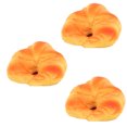 thumbnail image 1 of 3pcs Fake Fake Donut Food Bread Decoration Model Kitchen Toy Props, 1 of 5