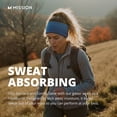 thumbnail image 2 of Mission Multi-Use Neck Gaiter and Face Mask, One Size, Black, 2 of 6