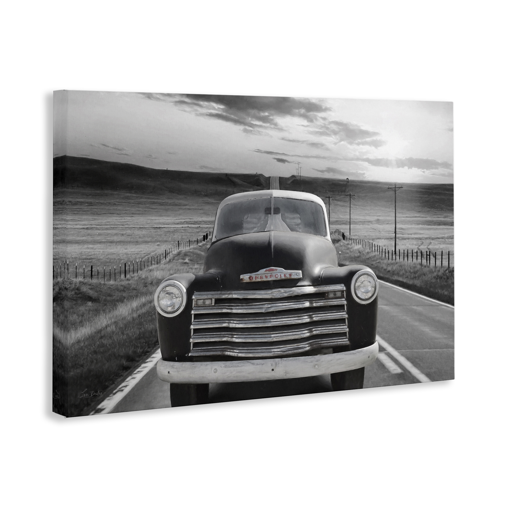 Stupell Industries Vintage Car Photography Transportation Photography Gallery Wrapped Canvas Art Print Wall Art, 24 x 16