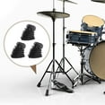 thumbnail image 3 of HEALEEP 3Pcs Drum Rubber Feet for Cymbal Stand Rack Floor Protection Durable Black Material, 3 of 8