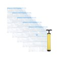 thumbnail image 1 of 10pcs 60x80cm Vacuum Bag Foldable Quilt Clothes Compression Organizer Pouch Sealed Bags with Handpump, 1 of 5