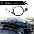thumbnail image 3 of Cables de liberación del pestillo del capó Unique Bargains 1 Pcs para Chevrolet Silverado para GMC Sierra 2500 3500 HD 15-20 Cable de control de bloqueo del capó No.22790242, 3 of 6