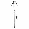 thumbnail image 2 of Almencla Ski Poles Aluminum Poles Ergonomic Handle Strong Lightweight Portable for Winter Sports Snowshoeing Skiing Outdoor Adventures Black, 2 of 8