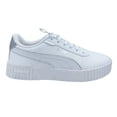 thumbnail image 2 of Tenis Puma Carina 2.0 Jr Modelo 394423 Retro Juvenil Blanco Silver, 2 of 5