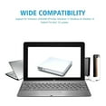 thumbnail image 3 of USB 2.0 Slim Writer/Burner/Rewriter/CD ROM External DVD Drive for PC Laptop,Silver, 3 of 8