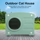 thumbnail image 4 of Casa Para Gatos Al Aire Libre, Refugio De Plástico Resistente A La Intemperie, Gran Espacio Para Perros Pequeños Y Gatos En El Exterior, 4 of 7
