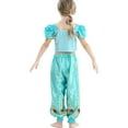 thumbnail image 5 of Princess Dress Green Costume Halloween Party Dress Up, 5 of 5