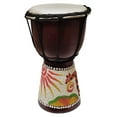 thumbnail image 5 of Djembe Drum Unique Sand Design Effect African Inspired Hand Made Musical Dcor 8 Inch Giraffe Pattern, 5 of 5