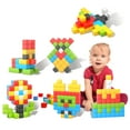 thumbnail image 2 of PICASSO-TILES 60 PC Magnetic Building Blocks for Kids, 2 of 9