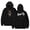 black, variant on Peso Pluma Bear Hoodies Merch Double PP 2023 Tour Sweatshirt Women/Men Long Sleeve Top