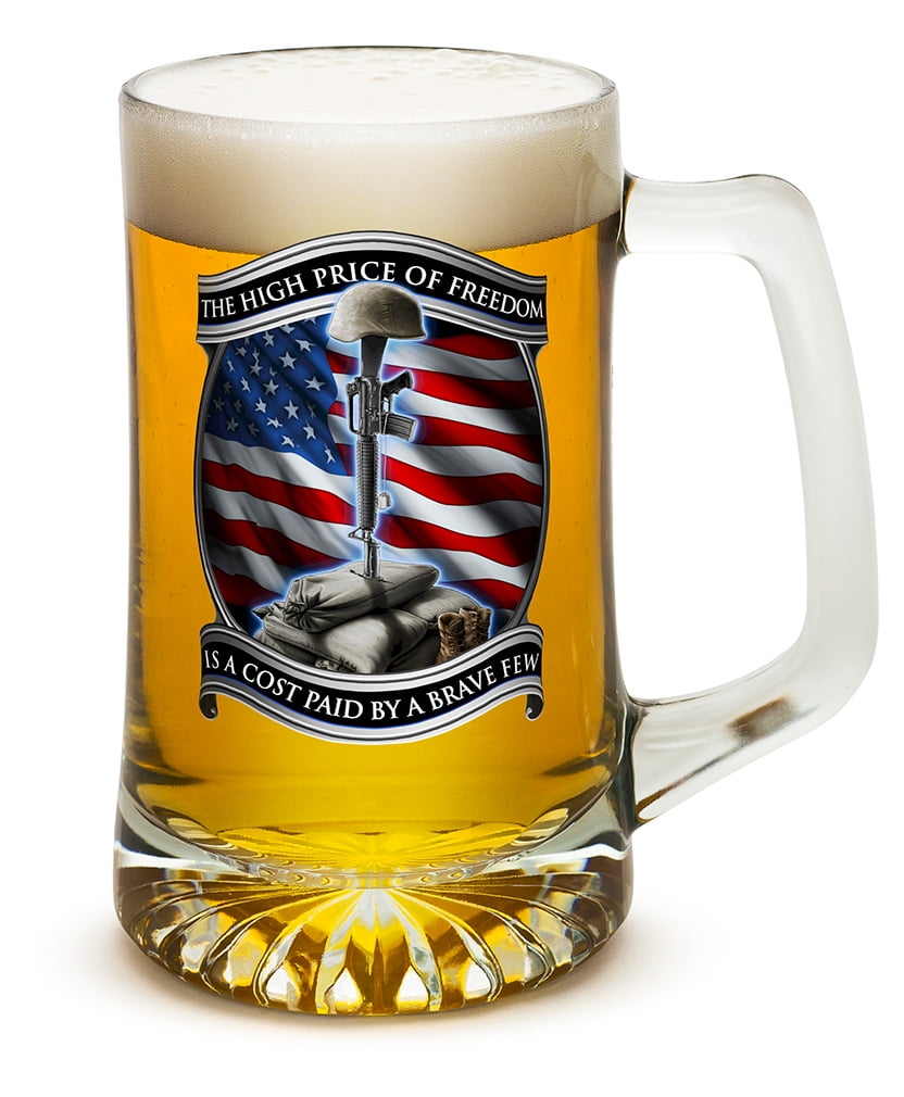 Beer Mugs with Handles “ US Marine Corps Tankard Beer Mug “ High Price Of Freedom Marine... by