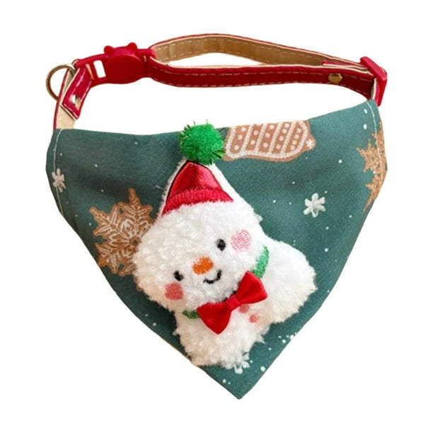 Pisexur Suministros para mascotas2025 Christmas Pet Bufanda Collarpara perros, gatos y animales.