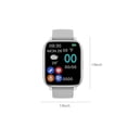 thumbnail image 3 of Smart Watch, Advanced Fitness Tracker with Multiple Sports Modes, Full Touch Screen Smartwatch for Men Women Remote Control Photography IP67 Waterproof, Gray, 3 of 7