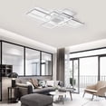 Garwarm Ceiling Light,Modern LED Ceiling Lamps with 3 Squares, 75W Cool ...