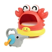 Crab Bubble Maker Shark Bubble Machine Manual Baby Bathing Toy For 3-Year Kid Toddler Bathtub